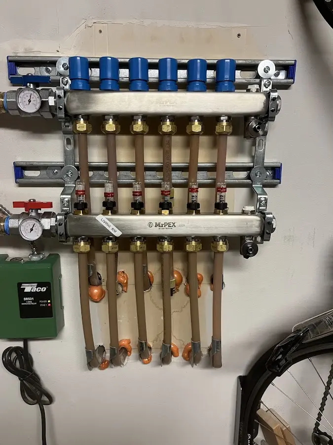 Plumber performing Leak Detection at a residential property in Scott